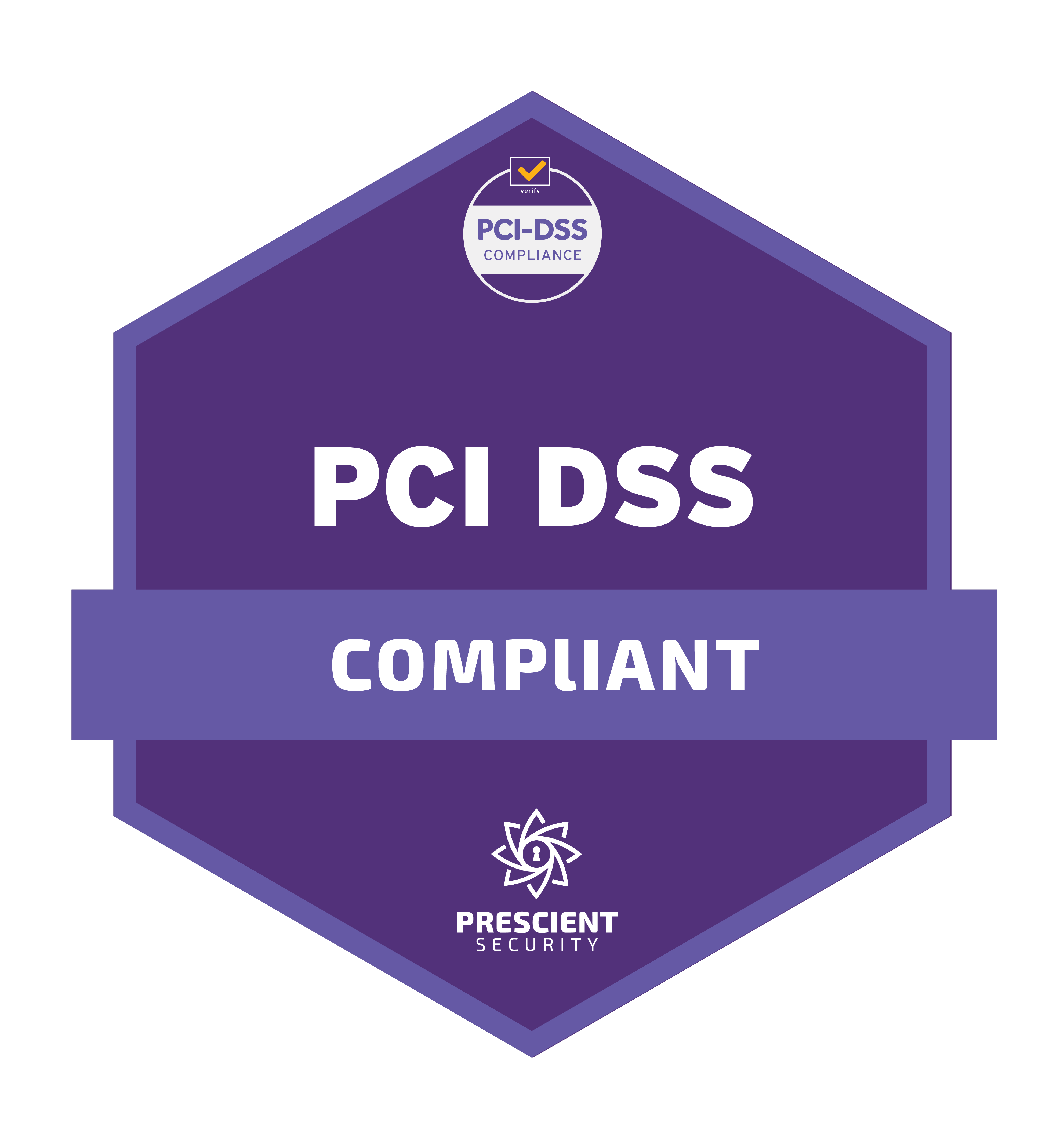PCI DSS compliant badge