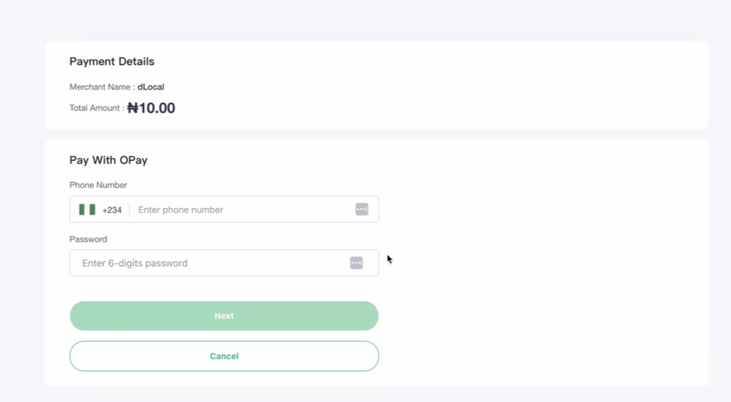 2\. Mobily will send the OTP to the customer’s phone number. User input the OTP and confirm the payment