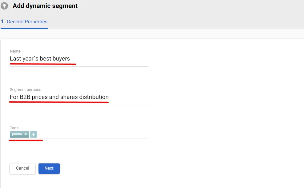 General properties