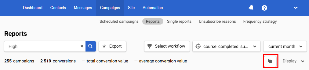 Copying report