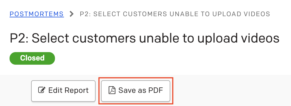 Save as PDF