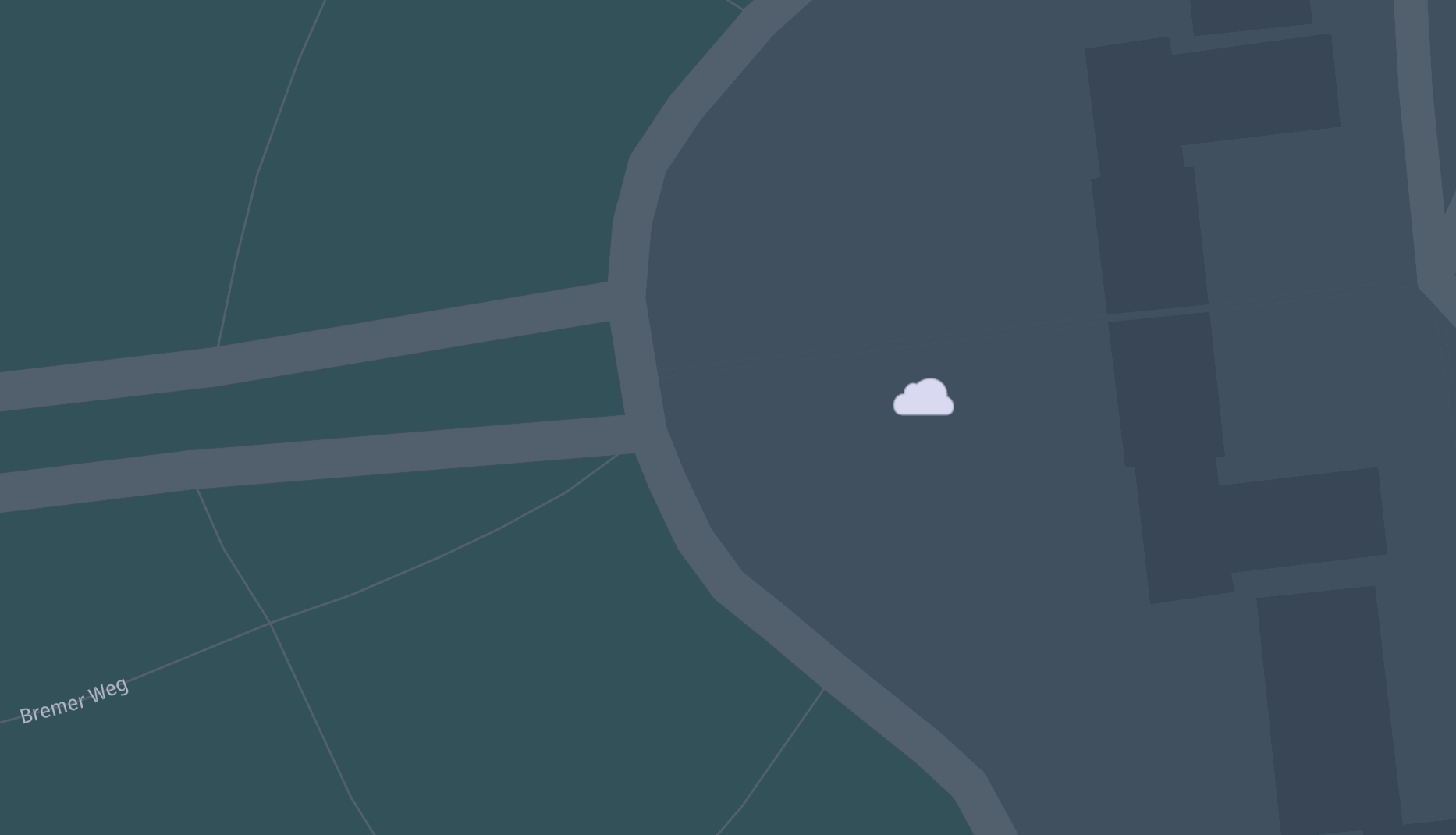 Cloud logo as custom marker