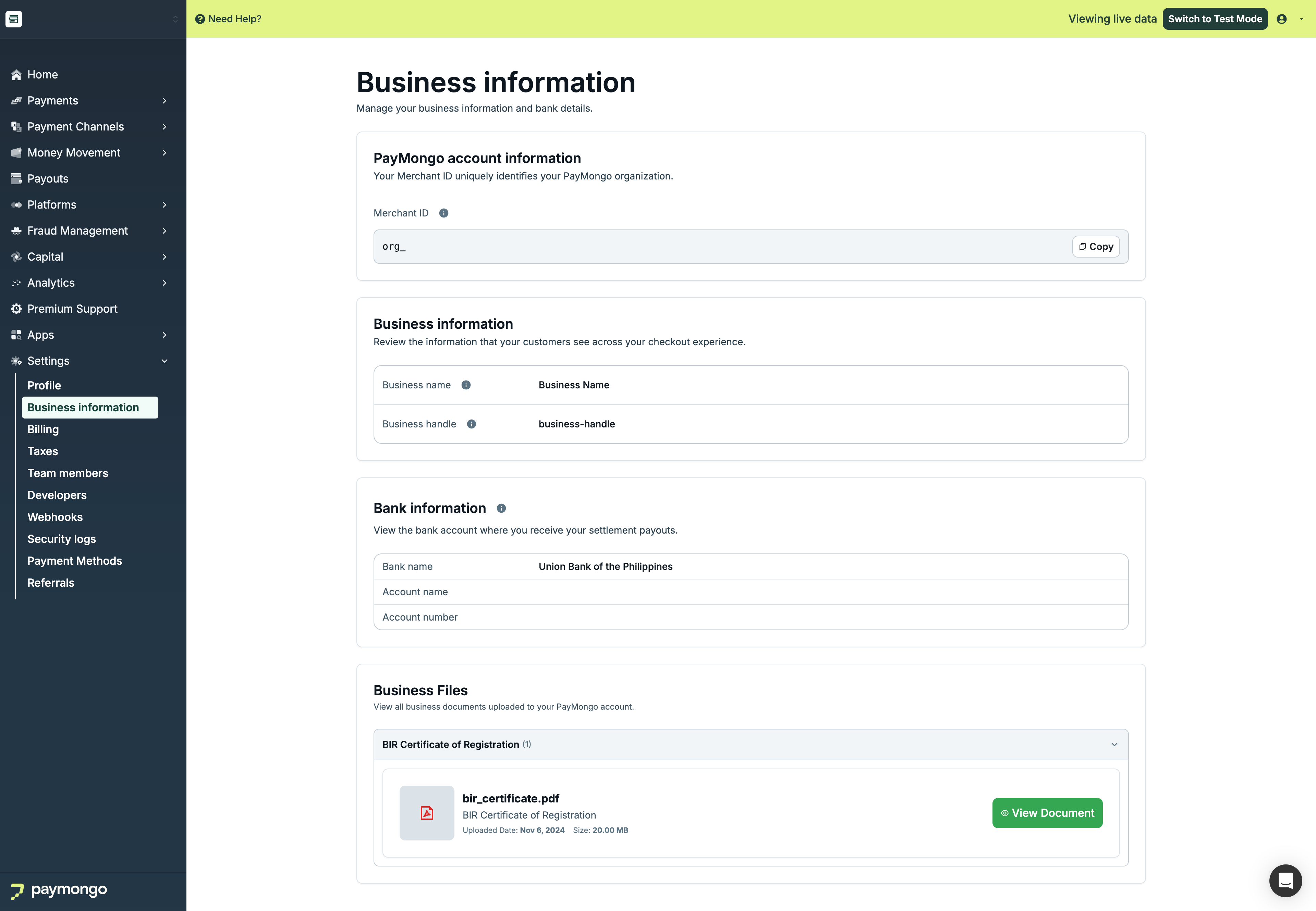 Business Informatino