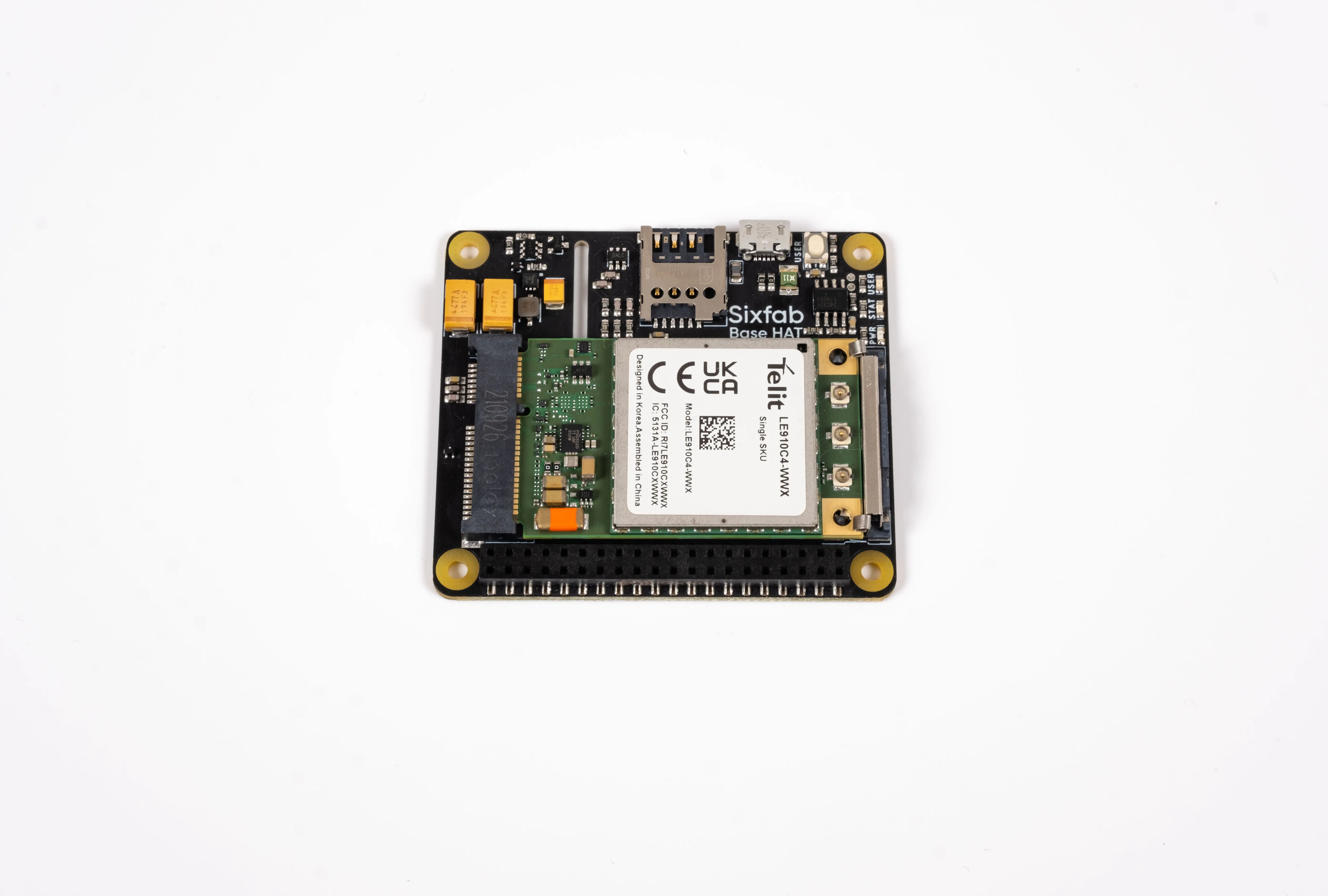 Sixfab Raspberry Pi Cellular IoT Kit (LTE-M)