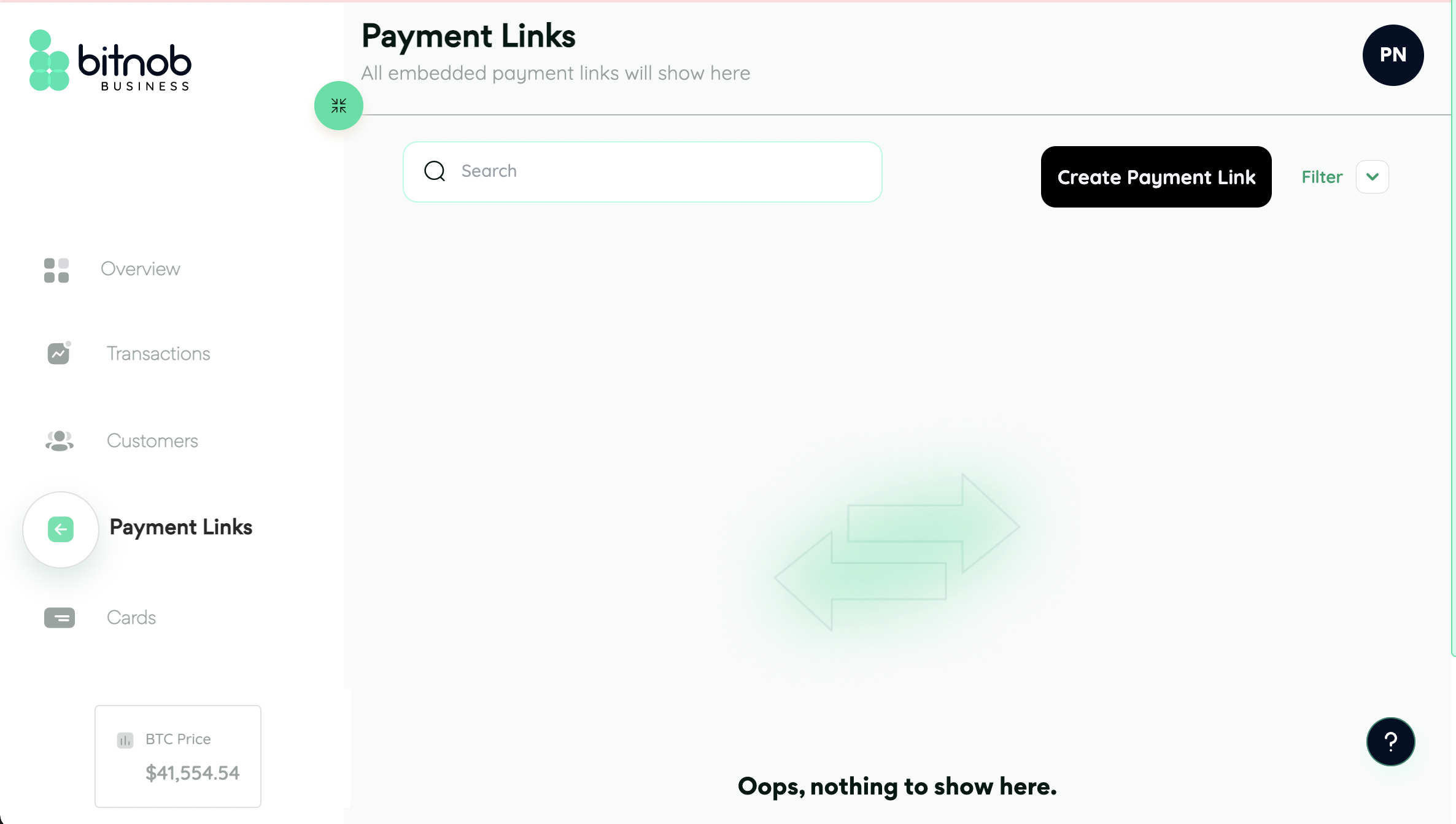 payment link tab