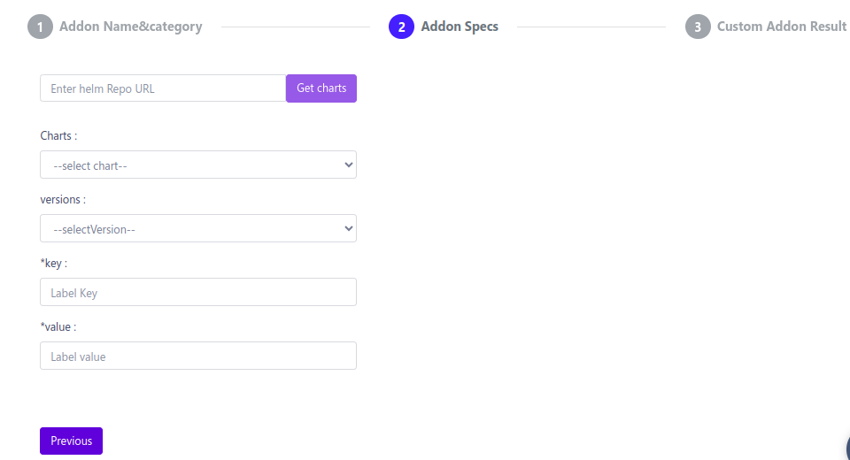 Add-on spec page