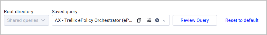 query menu