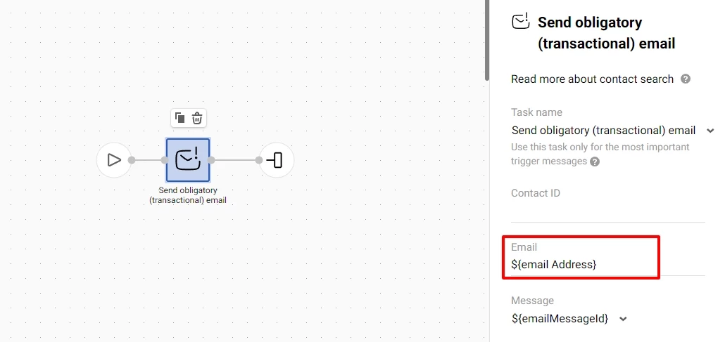 Transactional Email Workflow