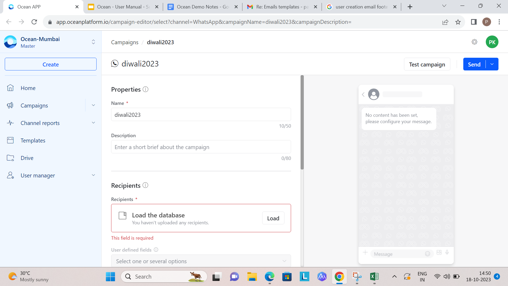 WhatsApp recipient file example