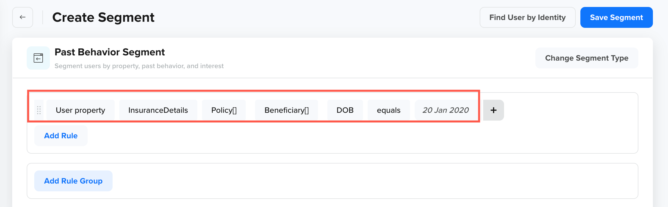 Nested Objects in Segment Builder