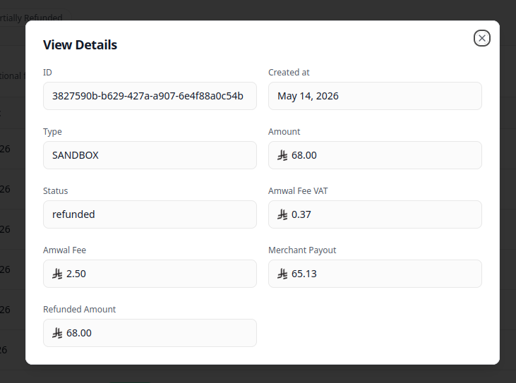 Transaction Overview