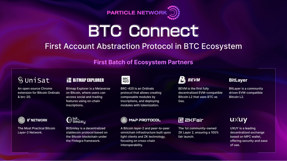 BTC Connect's ecosystem.