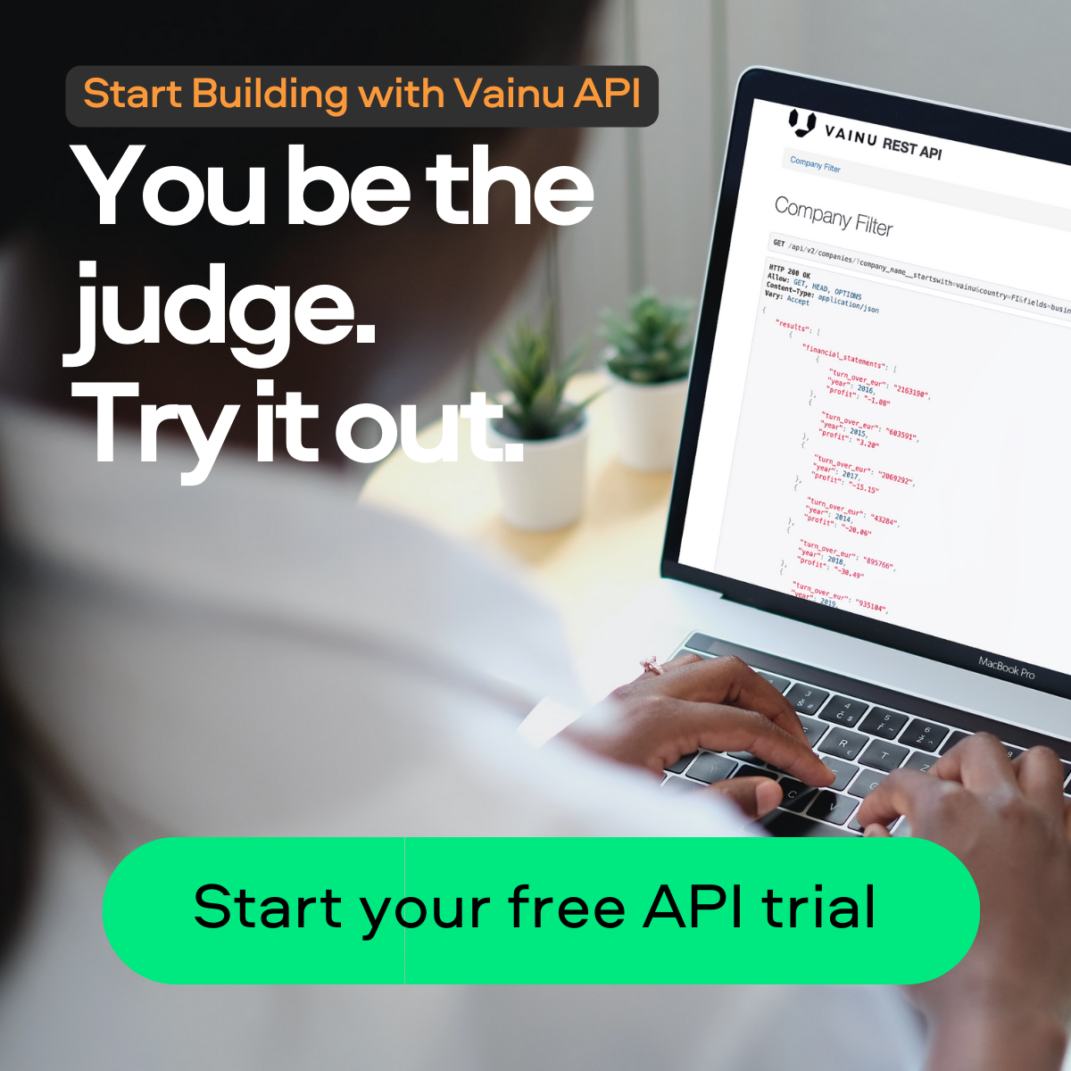 Get API trial
