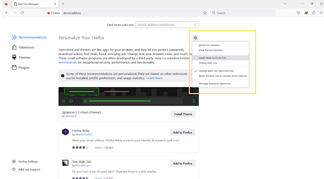 Firefox File Extensions Mozilla Firefox Extension
