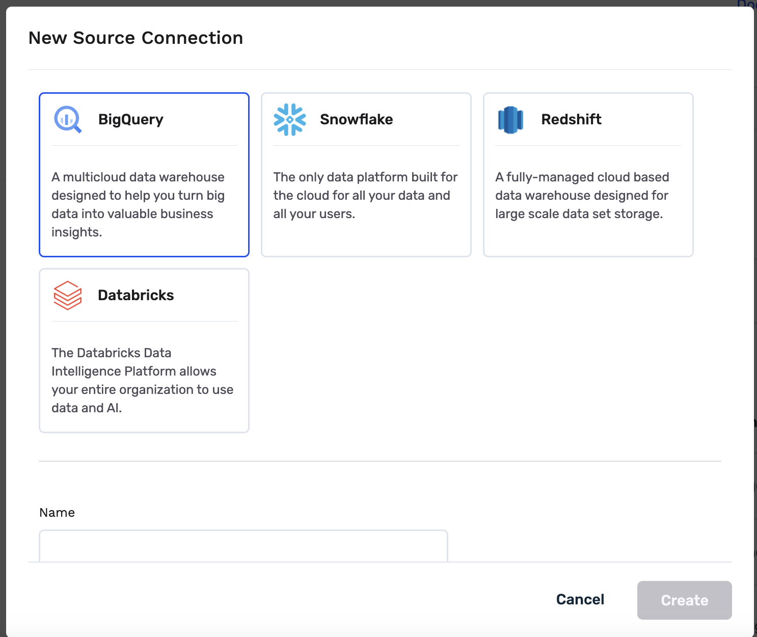 Choose Data Cloud to Connect