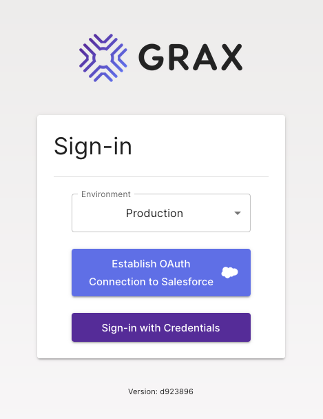 GRAX Fresh Install Page