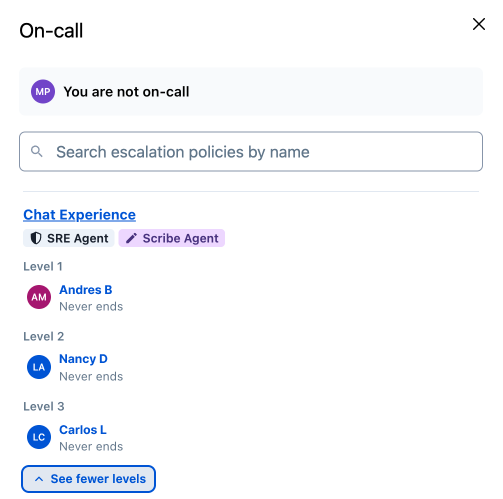 On-Call Widget