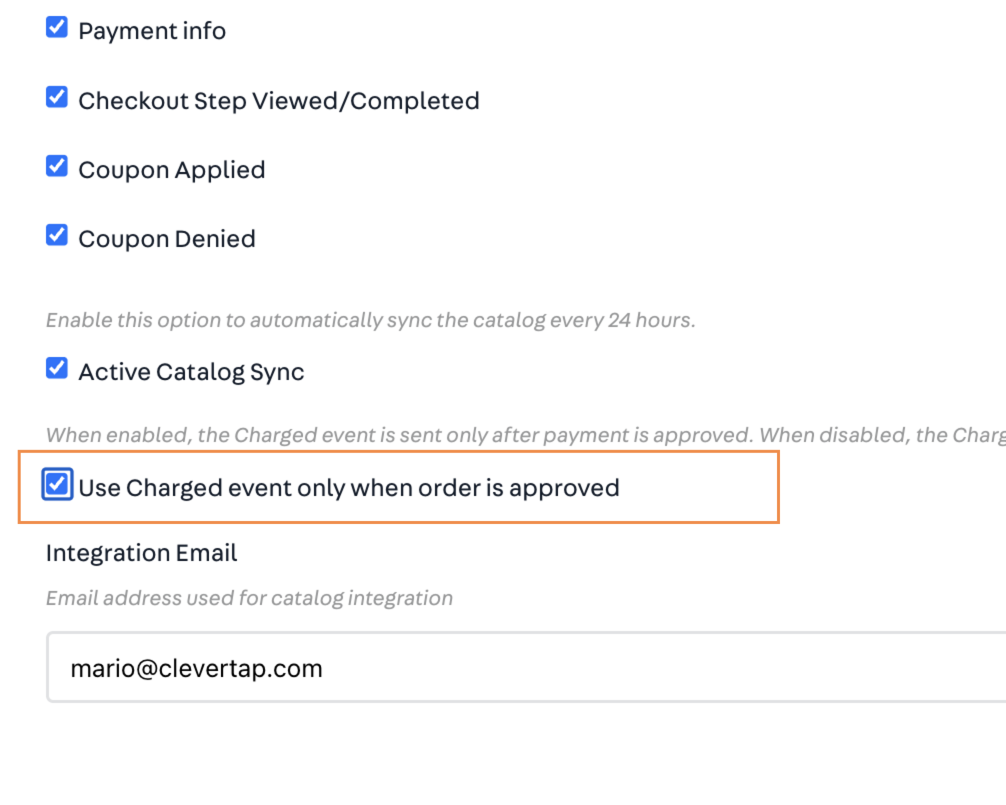 Use Charged Event