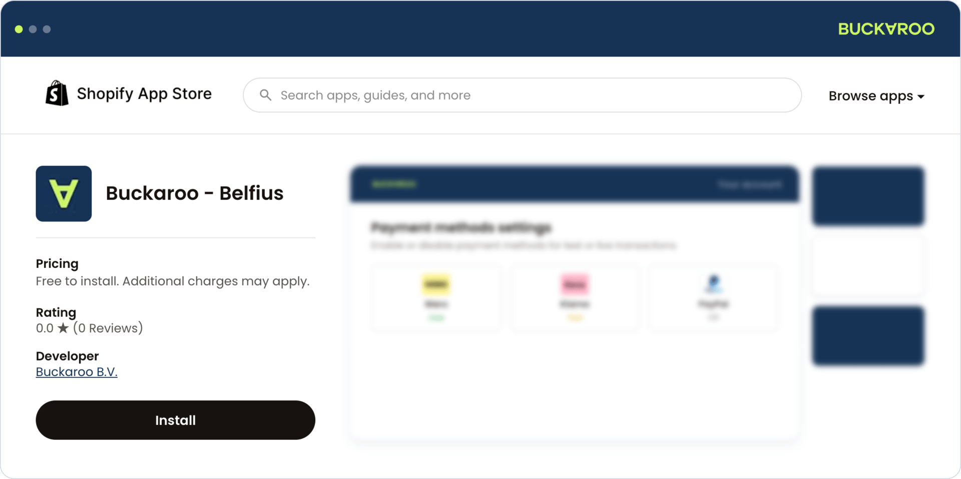 Shopify app listings examples