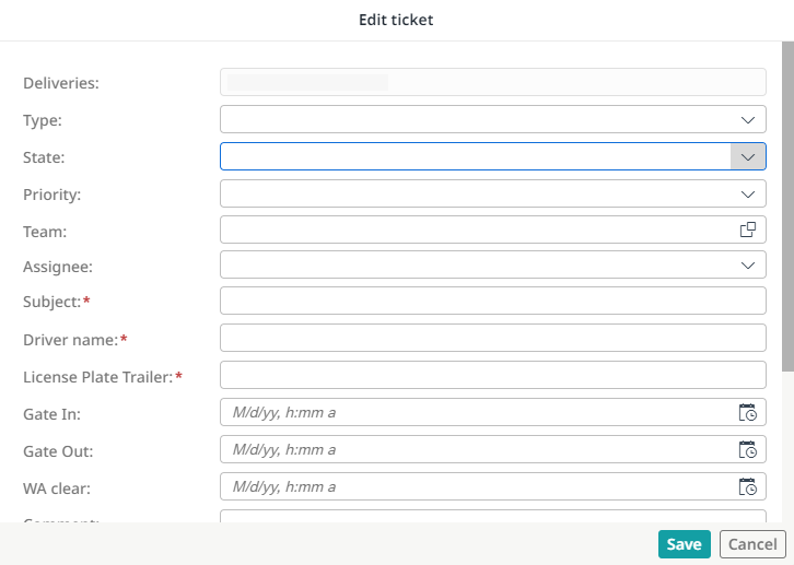 Editing a ticket retrospectively