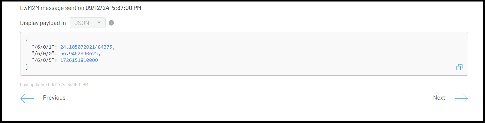 Location data from LwM2M Device in Historian