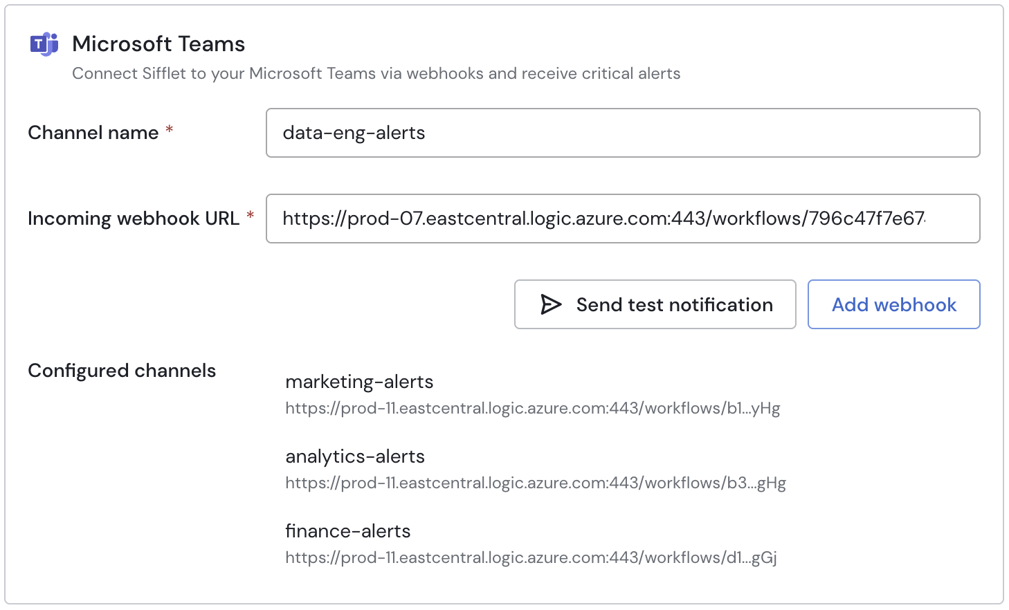 Configure Channels