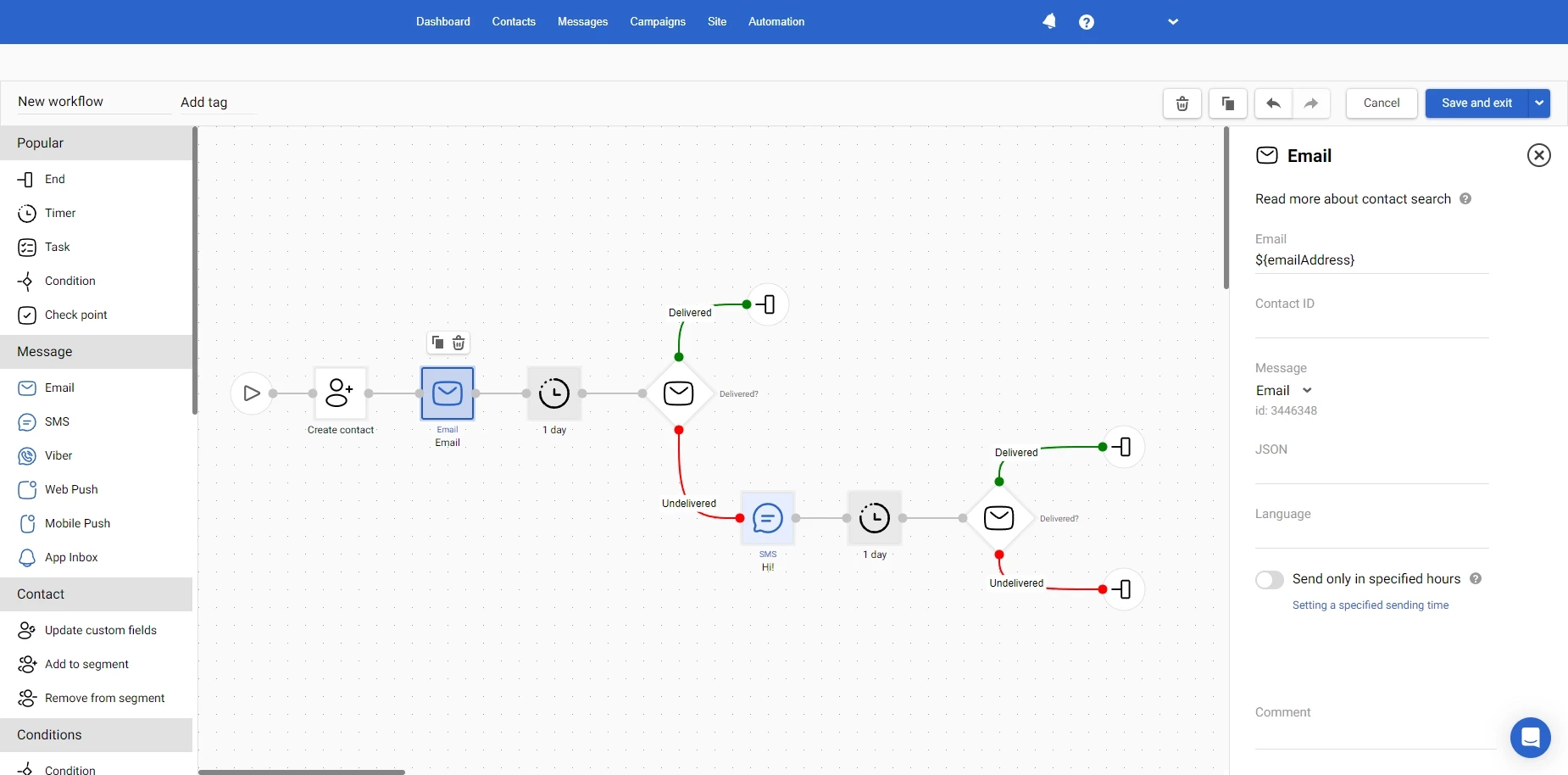 Workflow builder