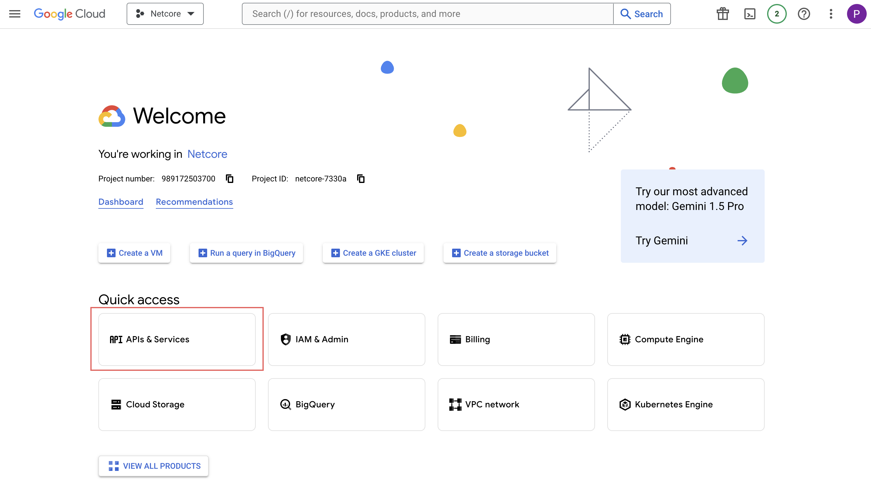 Google Cloud Console