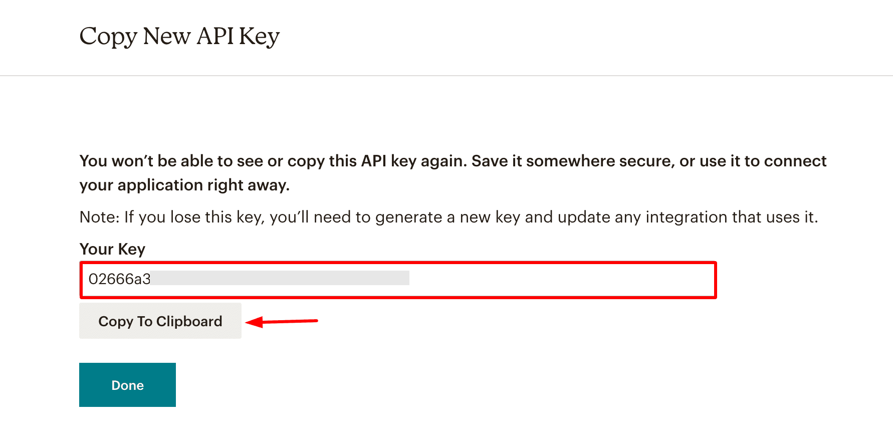 Copy key