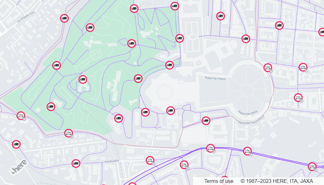 Customized raster tile map