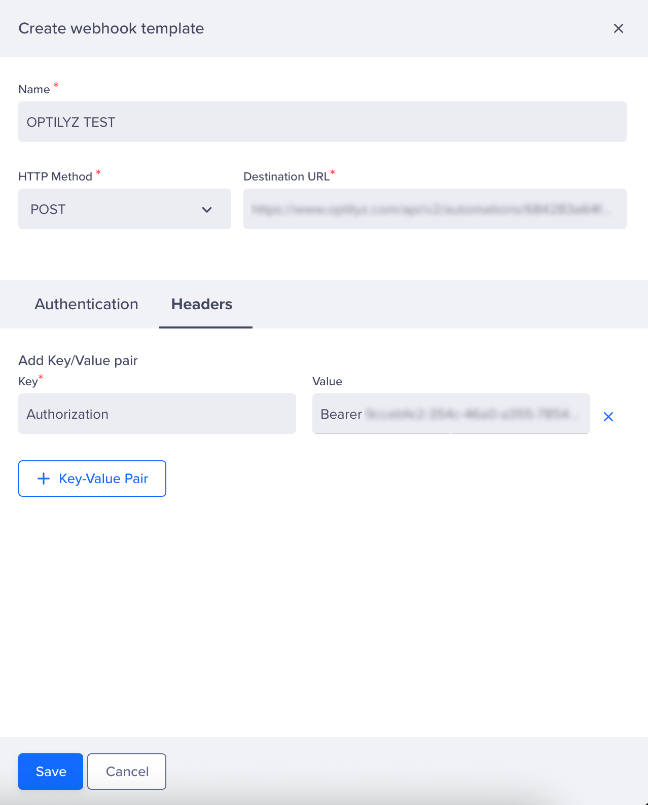 Create Webhook