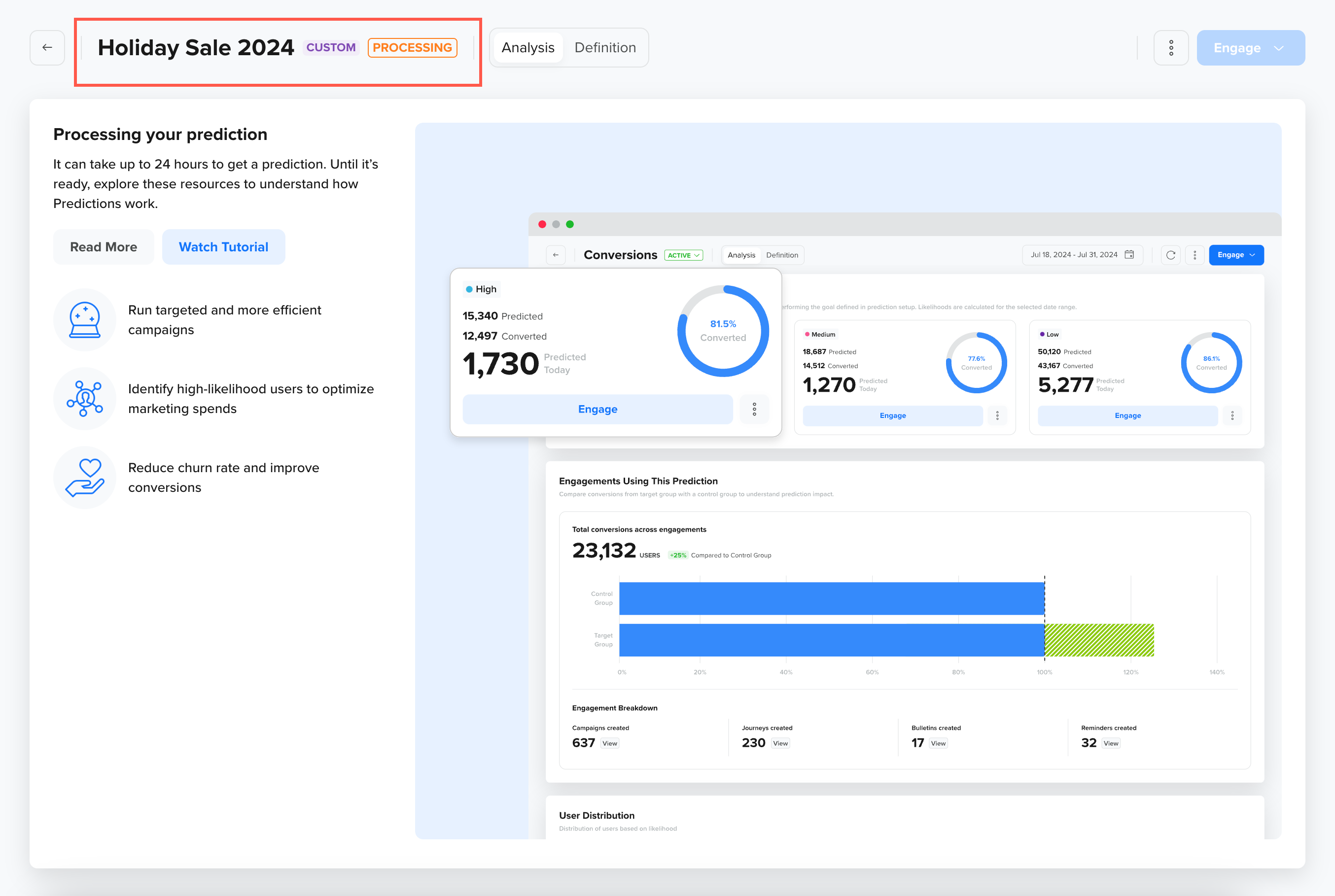 View a Processing Prediction