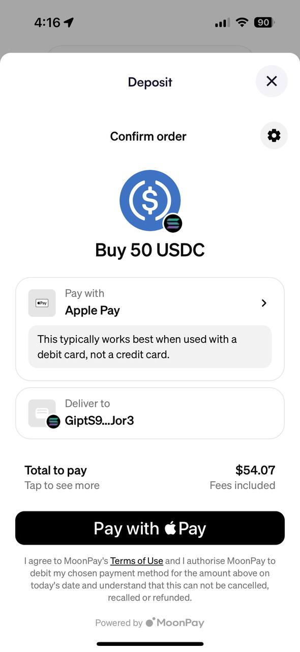 Examples of full screen webviews on iOS