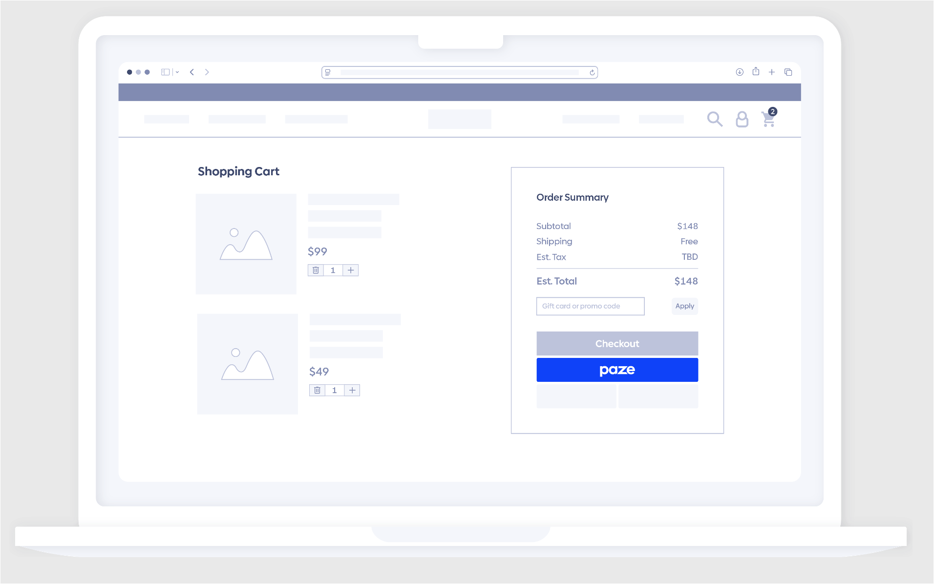 Cart Page