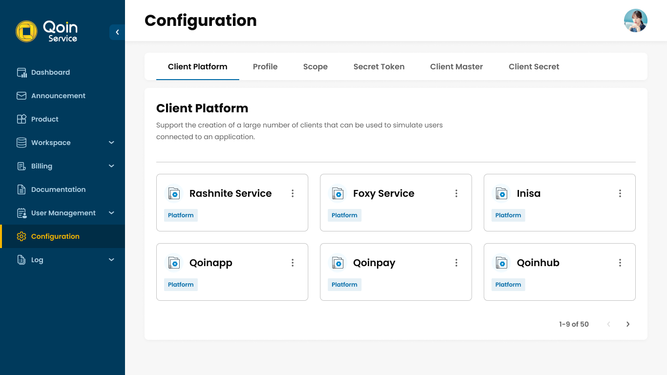 Platform Qoin Service

