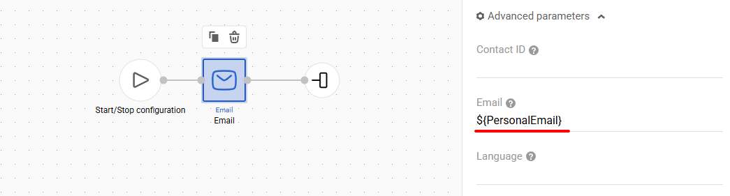Email field Email field