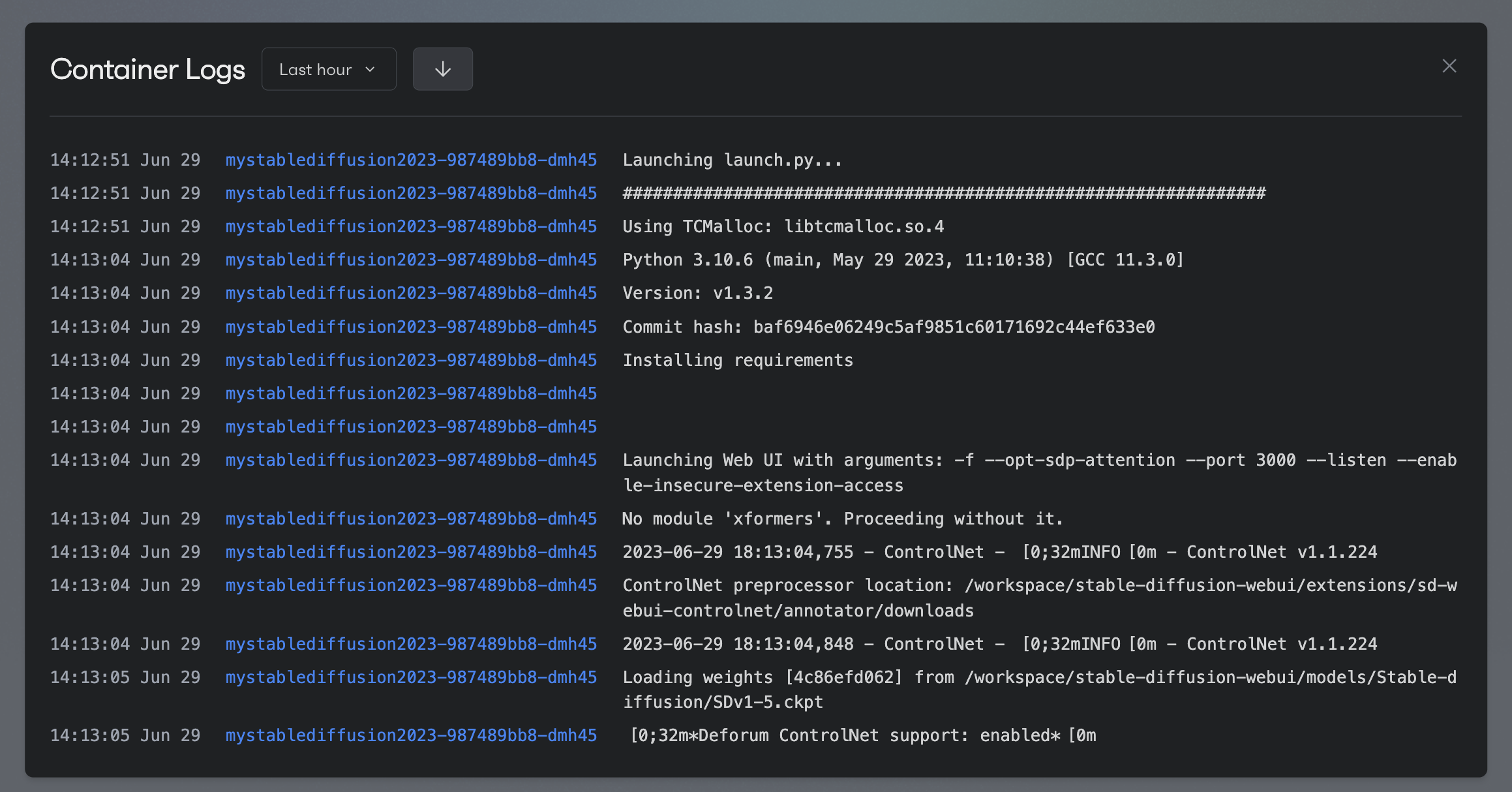 Automatic1111 Stable Diffusion Web UI