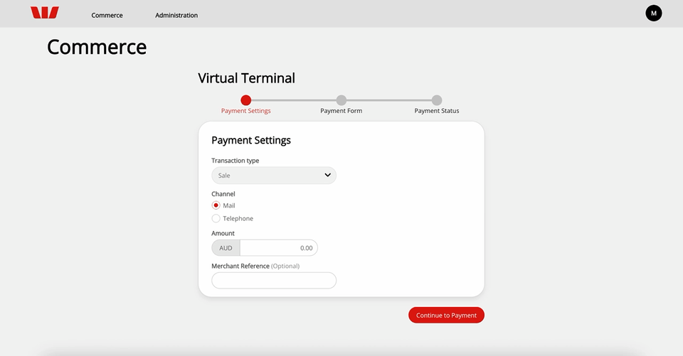 Taking a Virtual Terminal Payment