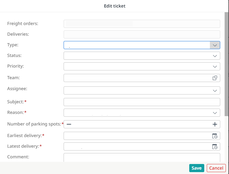 Editing a ticket retrospectively