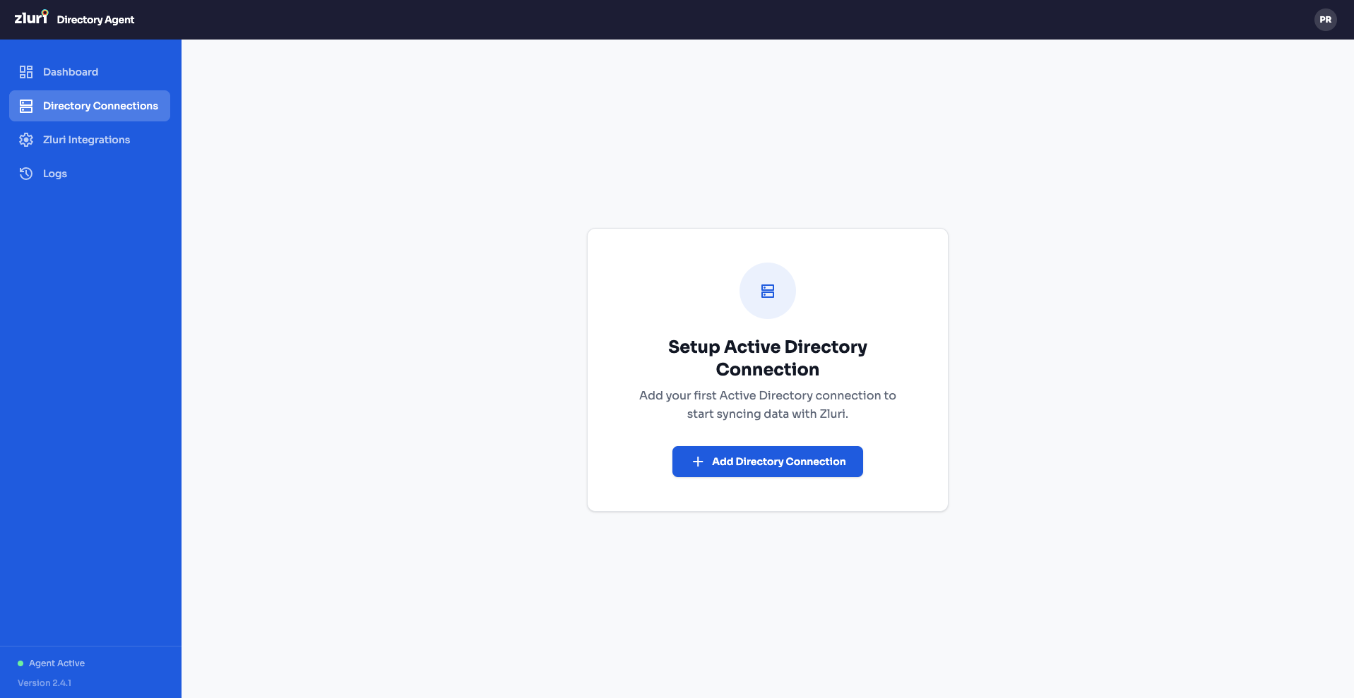 Directory Connections — Empty State