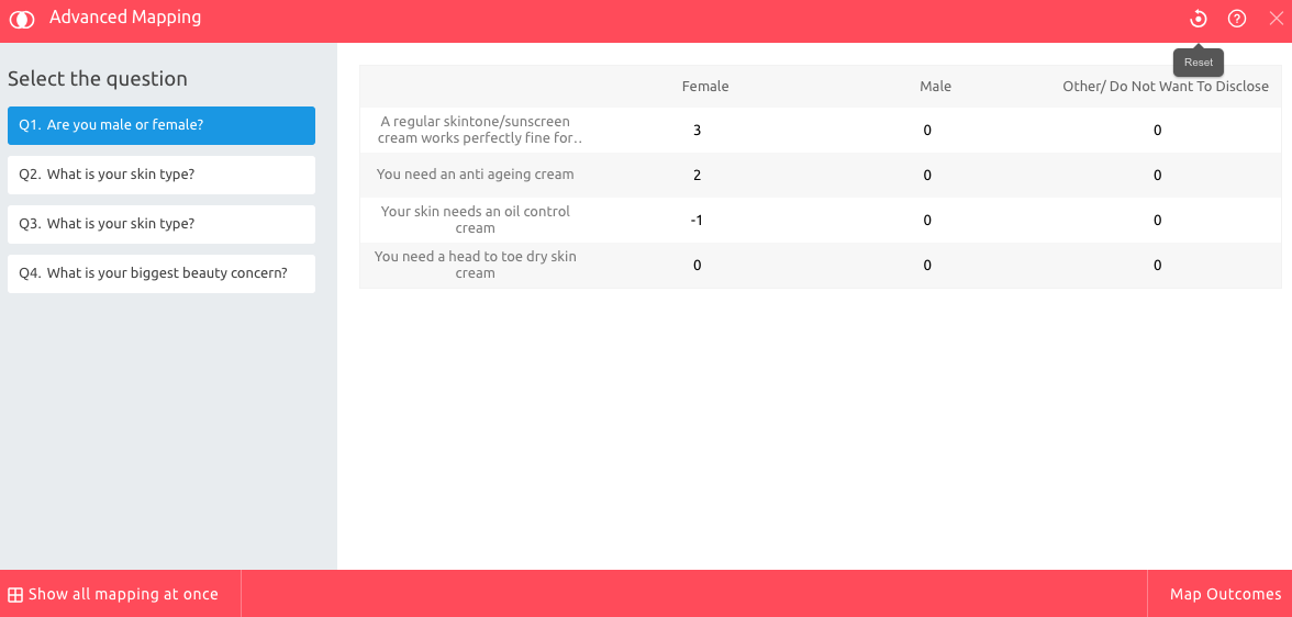 Outcome Page 