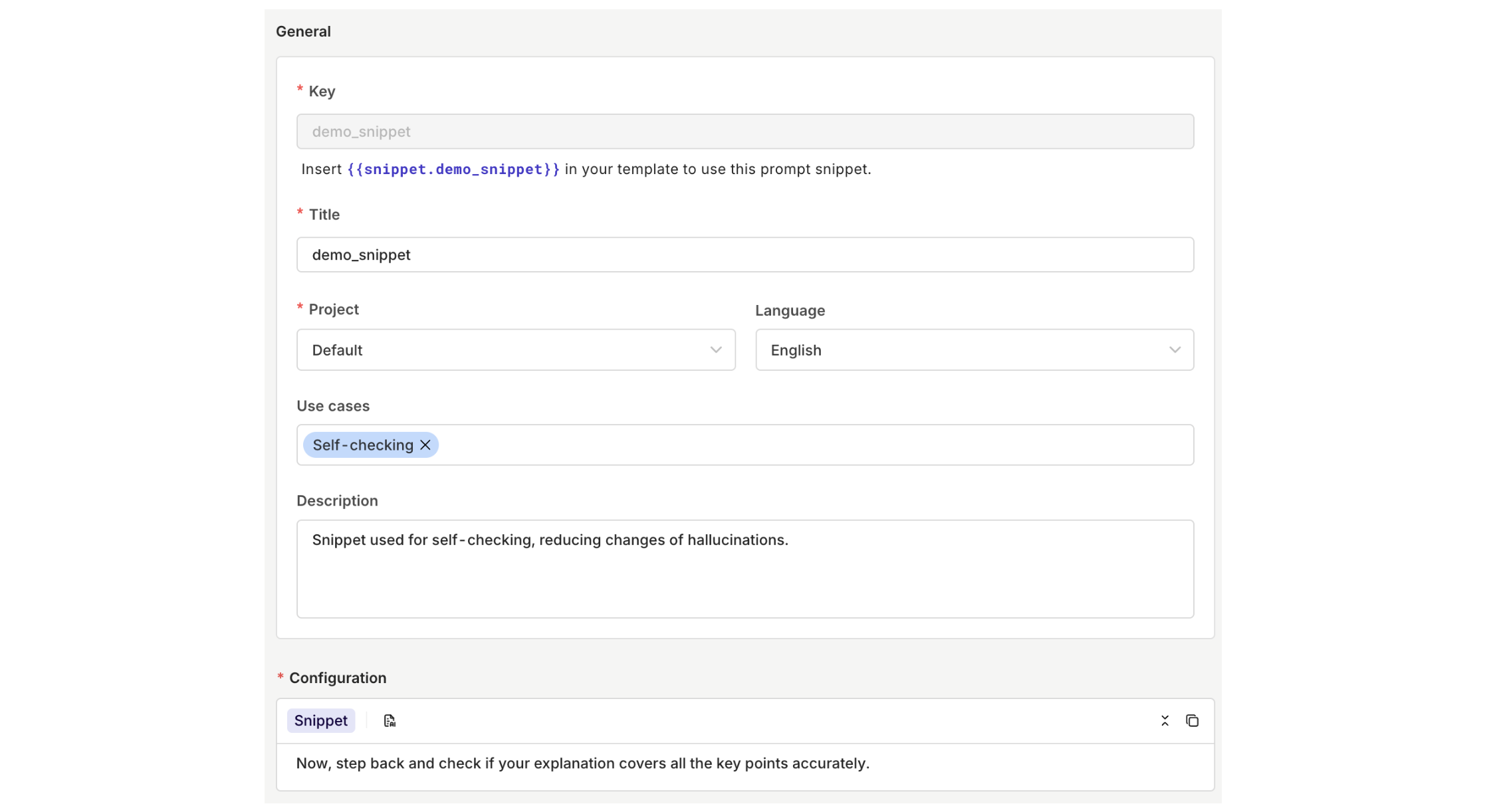 Creating a self-checking snippet that can be added to most prompts to reduce hallucinations. 