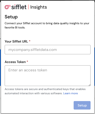 Set Up Sifflet Insights Browser Extension