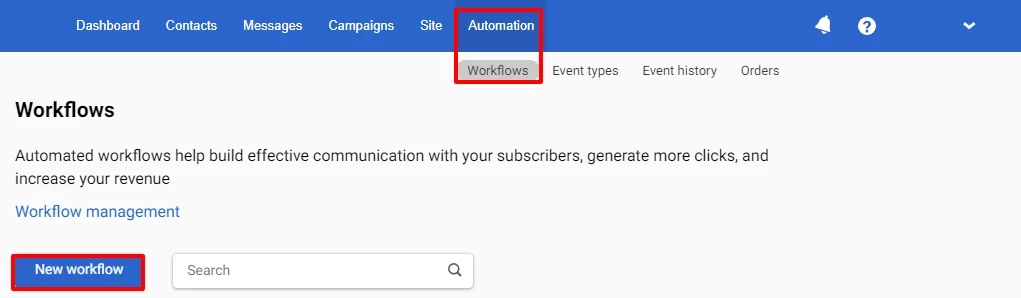 Reactivation Workflow Creation