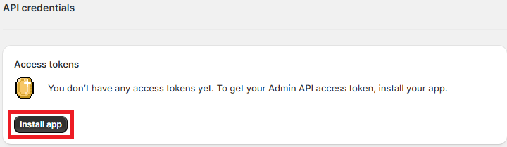 Install app
