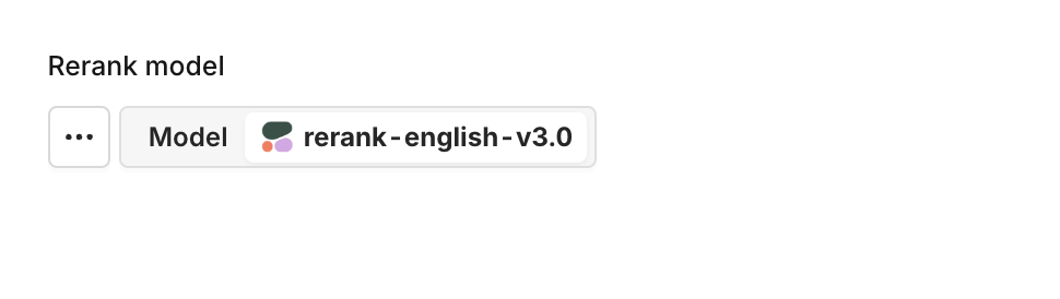 You can choose a rerank model within your Knowledge Base settings, click on the model name to choose one.