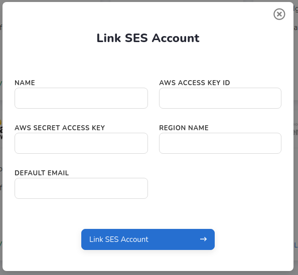 Link SES Account to Notivize