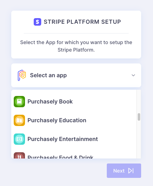 App Selection