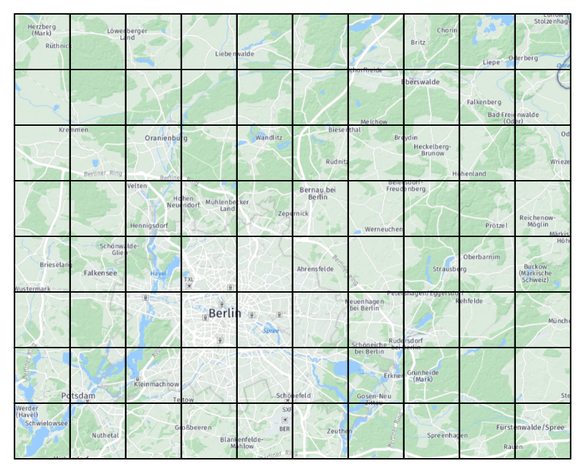 Tiling of Berlin at a fixed level