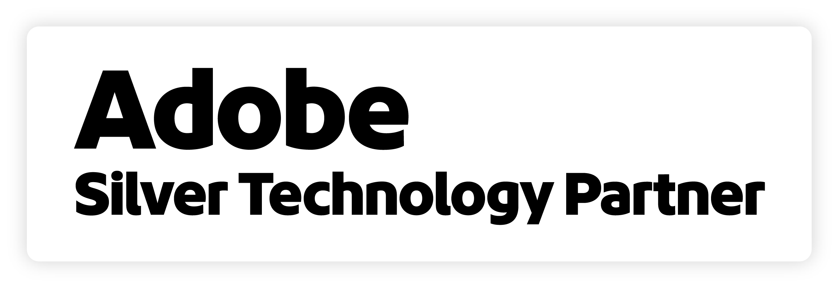Silver Technology Partner Adobe badge
